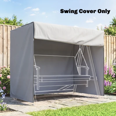 Swing Chair Cover 80.75"L x 48.75"W x 64.5"H Dark Gray