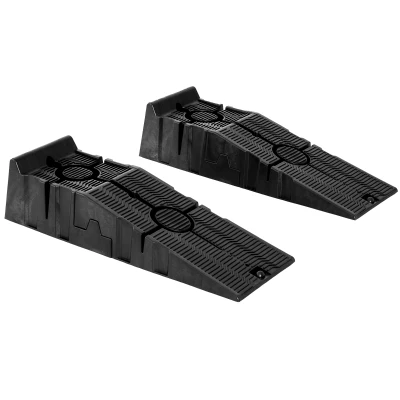 HOMCOM Car Ramps for Oil Changes, 6.7" High Lift, 5500 lbs Capacity, 2PC Car Service Ramps for Cars, SUVs and Small Vans
