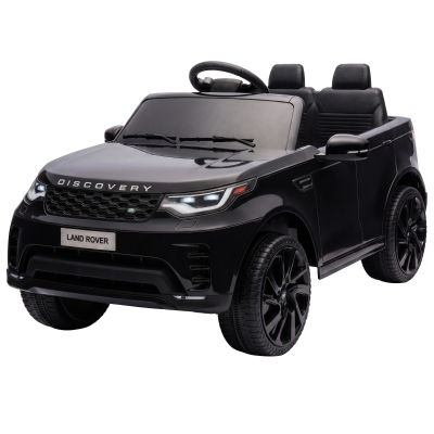 Qaba 12V Land Rover Kids Ride On Car, Remote, 4-Wheel, Black