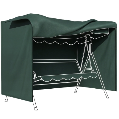 Swing Chair Covers 80.75" x 48.75" x 64.5" Dark Green