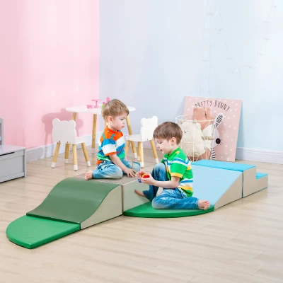 Kids Soft Play Sets 59.1" L x 39.4" W x 9.4" H Contemporary