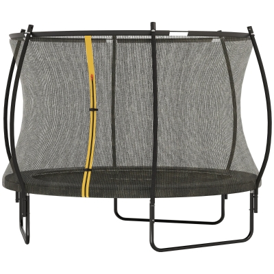 Outdoor Trampoline 96.1" Dia. x 91.3" H Black