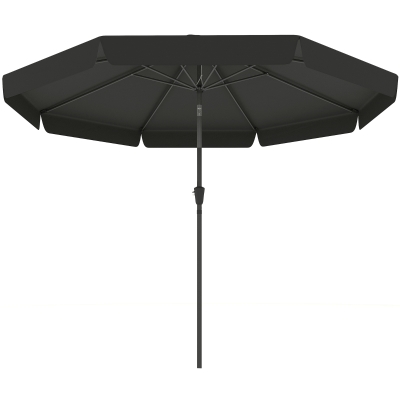 Outsunny 8.5 ft Outdoor Market Table Umbrella, Round Patio Umbrella with Tilt and Crank for Garden, Backyard, Deck, Black