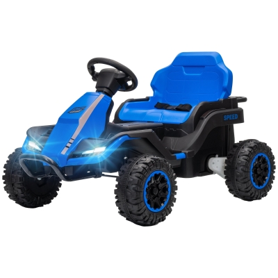 Qaba Kids Electric Ride On Car 24V Dual Motors Remote, Blue