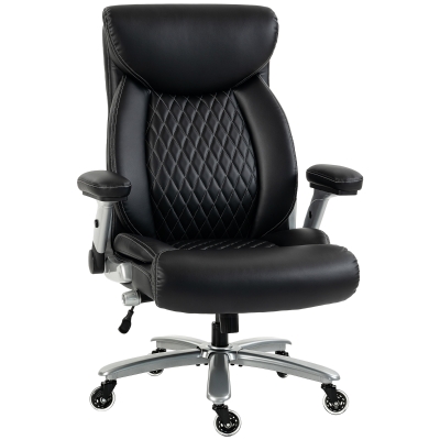 HOMCOM Ergonomic Office Chair, 600 lbs, Lumbar Support, Headrest