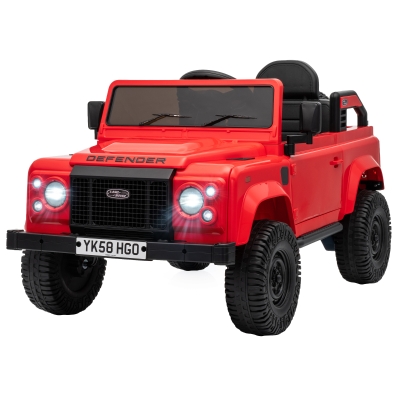 Qaba Land Rover Kids Ride On Car, 12V Electric, Remote, Red