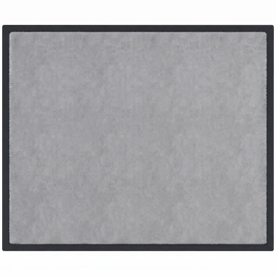 Qaba Baby Play Mat, 1.2" Thick, 71" x 59", Soft Flannel, Water-Resistant, Non-Slip Backing for Crawling Playing, Dark Grey