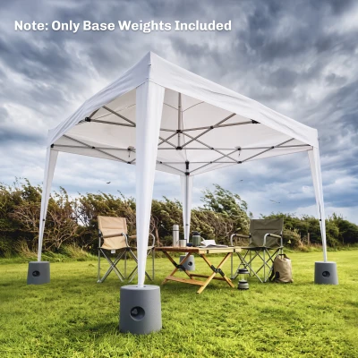 Outsunny HDPE Canopy Weights Set of 4, 104LBS Fillable