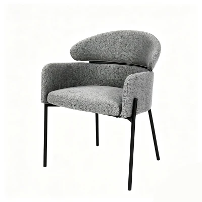 Modern 4-Piece Dining Chairs with High-Density Foam, Comfortable Side Chairs for Kitchen Living Room, 23'' L x 23" W x 31.5" H, Light Gray