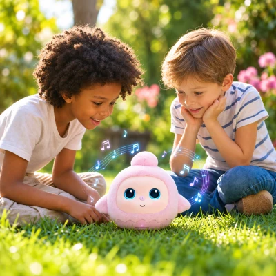 Lovi AI Companion Interactive Robot for Play, Bedtime and Learning, Pink