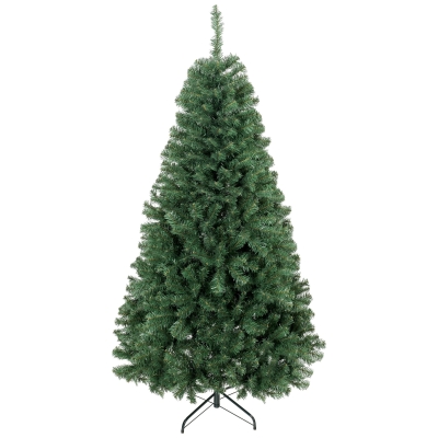 HOMCOM 6ft Norway Spruce Artificial Christmas Tree with Metal Stand