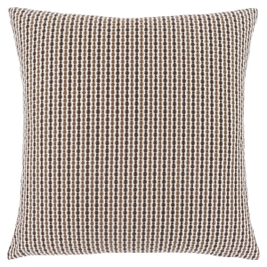 Monarch 18" x 18" Abstract Dot Pattern Throw Pillow (1 pc) - Light / Dark Brown