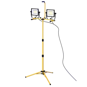 HOMCOM 14,000 Lumen LED Work Lights Dual Head Weather Resistant