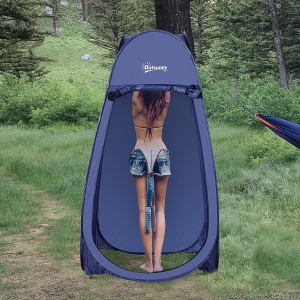 Outsunny Pop Up Shower Tent, Portable Privacy Room For Outdoor Changing Dressing Fishing Storage With Carrying Bag Green~1ked461a46g00
