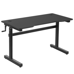 Vinsetto Manual Lift Height Adjustable Standing Desk in E-sports Style for Home Office