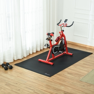 Soozier Multi-purpose Exercise Equipment Protection Mat Non-slip Floor Protector Gym Fitness Workout Training Mat 86.5" x 47.25"