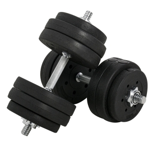Soozier 66 lbs Adjustable Dumbbell Set for Upper & Lower Body Strength Training