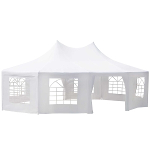Outsunny 29' x 20' Large 10-Wall Event Wedding Reception Gazebo Canopy Tent - White