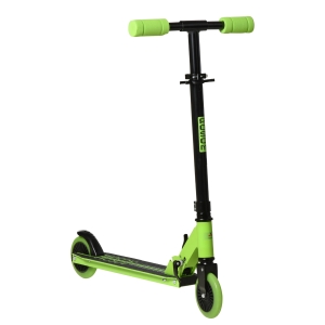 Aosom Folding Kids Push Kick Scooter w/ Adjustable Handlebar Brake System, Green