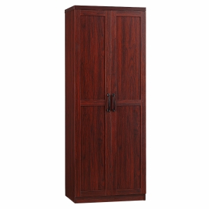 HOMCOM 63" 2-Door Kitchen Pantry, Freestanding Storage Cabinet with 2 Adjustable Shelves for Kitchen or Living Room, Espresso