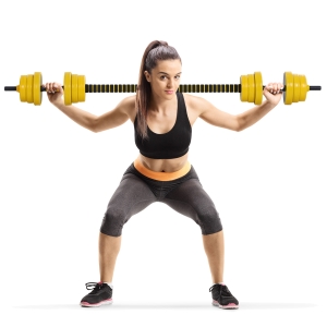 Soozier 44lbs Dumbbell & Barbell Adjustable Set Plate Bar Clamp Rod Home Gym Sports Area Exercise Ergonomic