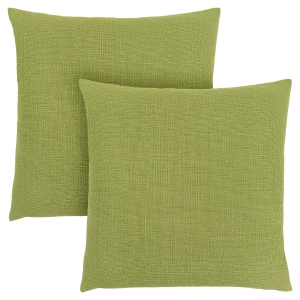 Monarch 18" x 18" Patterned Decorative Throw Pillow (Set of 2) - Lime Green
