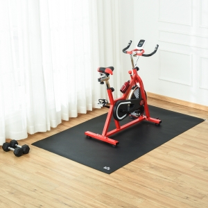 Soozier Multi-purpose Exercise Equipment Protection Mat Non-slip Floor Protector Gym Fitness Workout Training Mat 86.5" x 47.25"