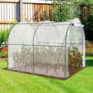 8' x 6' Transparent Greenhouse - Easy Set Up & Storage - Plastic/Metal/PVC