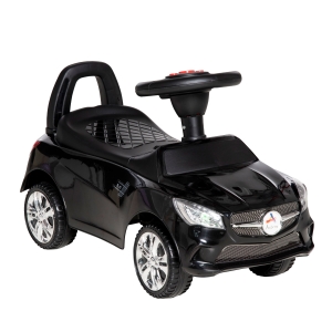 Aosom Ride On Sliding Car Ride On with Horn, Music and Working Lights, Black