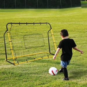 Soozier Rebound Net Soccer Goal Tilt Adjustable for Soccer Baseball Basketball Training