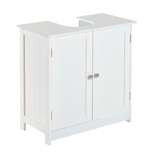 HOMCOM Bathroom Under Sink Vanity Cabinet Multipurpose Space Saver Storage Organizer