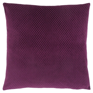 Monarch 18" x 18" Diamond Velvet Throw Pillow (1 pc) - Purple