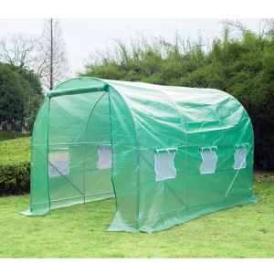 Outsunny 11.5 x 6.7x 6.7ft Walk-in Tunnel Greenhouse Dome Gardening Plant Warm House Garden