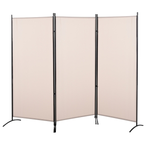 HOMCOM 3-Panel Folding Screen Room Divider Privacy Separator