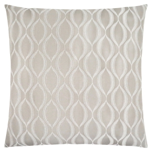 Monarch 18" x 18" Wave Pattern Throw Pillow (1 pc) - Taupe