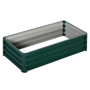 Outsunny Raised Garden Bed Gardner Frame Outdoor Planter Kit Flower Vegetable Gardening