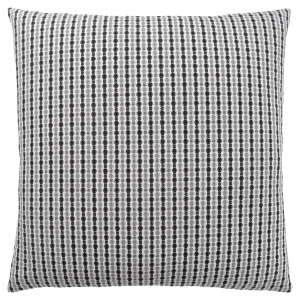 Monarch 18" x 18" Abstract Dot Pattern Throw Pillow (1 pc) - Light Grey / Black