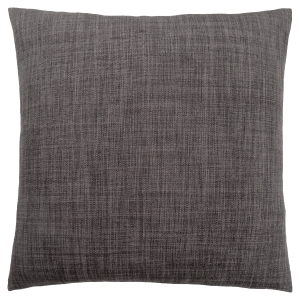 Monarch 18" x 18" Linen Patterned Throw Pillow (1 pc) - Dark Grey