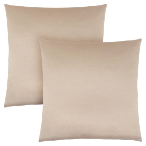 Monarch 18" x 18" Ultra Soft Satin Throw Pillow (Set of 2) - Gold