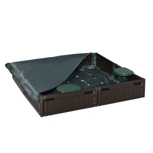 Outsunny Children's Sandpit Playset for Backyard