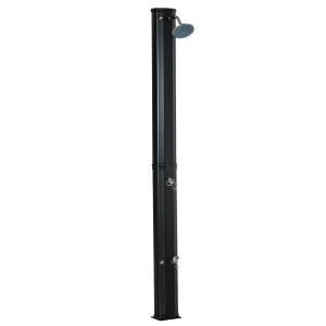 Outsunny Outdoor Solar Shower w/ Hot and Cold Adjustment for Poolside, Beach, Pool, Spa