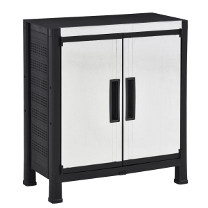 Outsunny Garden Storage Cabinet Adjustable Shelves Tool Shed Waterproof Organizer