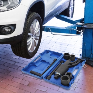 HOMCOM 7pcs Torque Multiplier Socket Wrench Set Lugnut 41 38 33 21 Sockets 4800N/M 1:58 Labor Saving