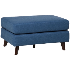 HOMCOM Convertible Sofa Bed, Folding Ottoman Sleeper, Fabric Chair Bed, Floor Sofa for Living Room, Bedroom, Blue