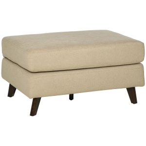HOMCOM Convertible Sofa Bed, Folding Ottoman Sleeper, Fabric Chair Bed, Floor Sofa for Living Room, Bedroom, Beige