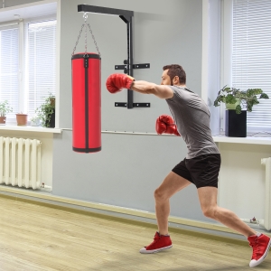 Soozier Wall Mount 220lbs Heavy Bag Bracket Boxing Punch Bag Hanger for MMA Training (Punching Bag Excluded)