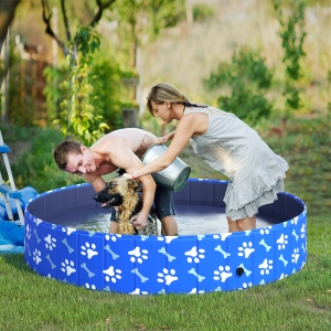 Dog Pool Cover Round Easy Set Winter Pool Cover Foldable Pet Bath Pool  Cover Above Ground Bathing Tub Kiddie Pool Cover Portable - AliExpress