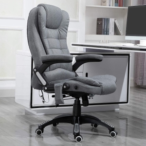 Vinsetto Massage Office Chair Relax Head 130° Reclining Chair, Grey