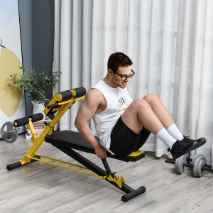 Soozier Upgraded Multi-Functional Hyper Extension Bench Dumbbell Bench Adjustable
