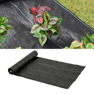 Outsunny 6.6ftx164ft Gardener Premium Weed Barrier 3.5OZ Landscape Fabric Durable & Heavy-Duty Weed Block Gardening Mat